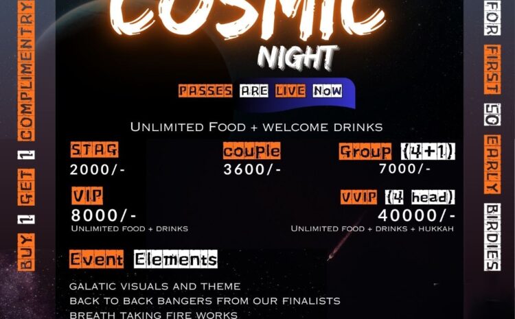Cosmic Night NYE 2026